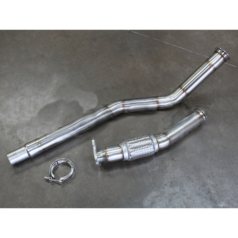 Downpipe + Décata Darkside pour Volkswagen Passat/Audi A6/A4 Skoda Superb
