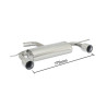 Silencieux arrière 50.0262.06 Ragazzon pour Volkswagen Scirocco