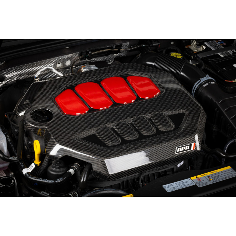Cache moteur en carbone MS100233/MS100232 APR pour Volkswagen Golf 8, Audi S3 8Y, Cupra 4, Skoda Octavia 4