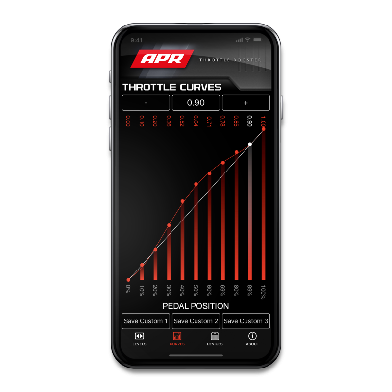 APR Module de boost pédale d'accélérateur - w/ Wireless Controller and Bluetooth Mobile App