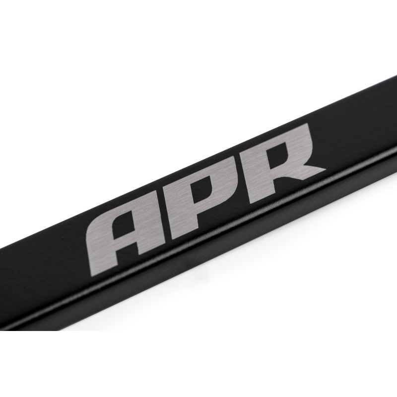 Cadre de plaque APR – slim, Noir avec cache vis