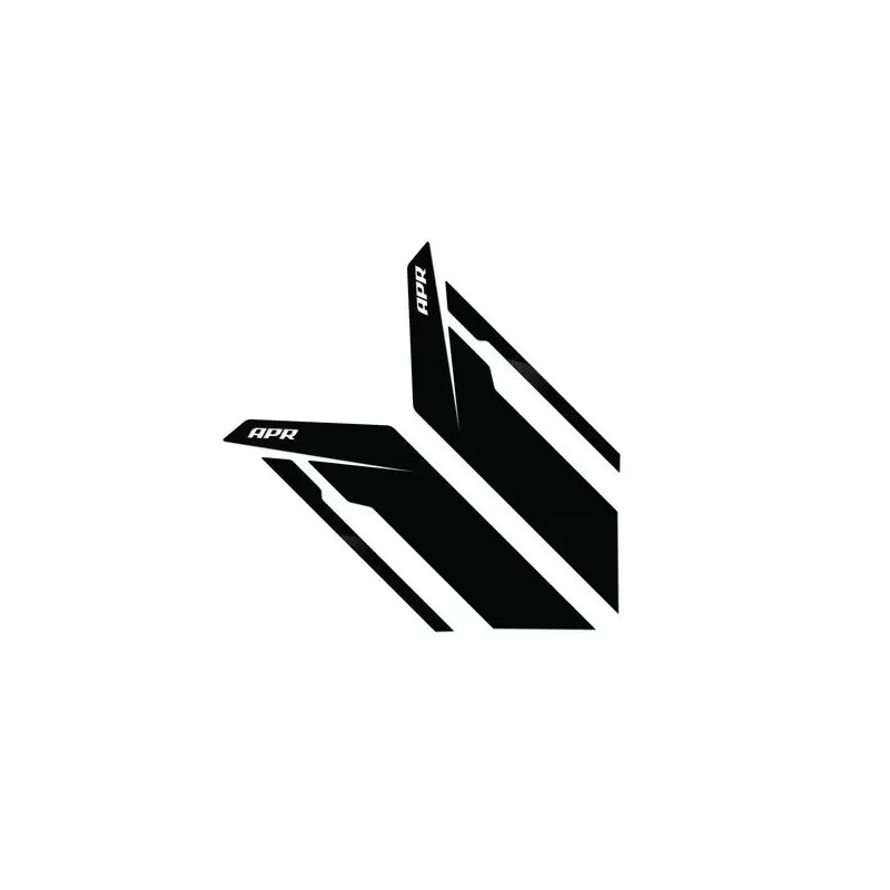 APR Sideburn Sticker-Black/Bla
