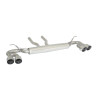 Silencieux arrière duplex en inox g/d avec 2 sorties rondes Sport Line 102mm décalées Ragazzon Porsche Cayenne Mk1 (typ 955