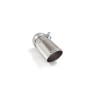 Sortie d'échappement ronde Sport Line 80 mm diamètre intérieur du tube d'entrée 50,5 mm longueur 160 mm Ragazzon Toyota Embouts