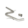 Tubo intermedio grupo n sin silenciador de acero inoxidable Ragazzon Volkswagen Golf Mk6 (typ 1K)