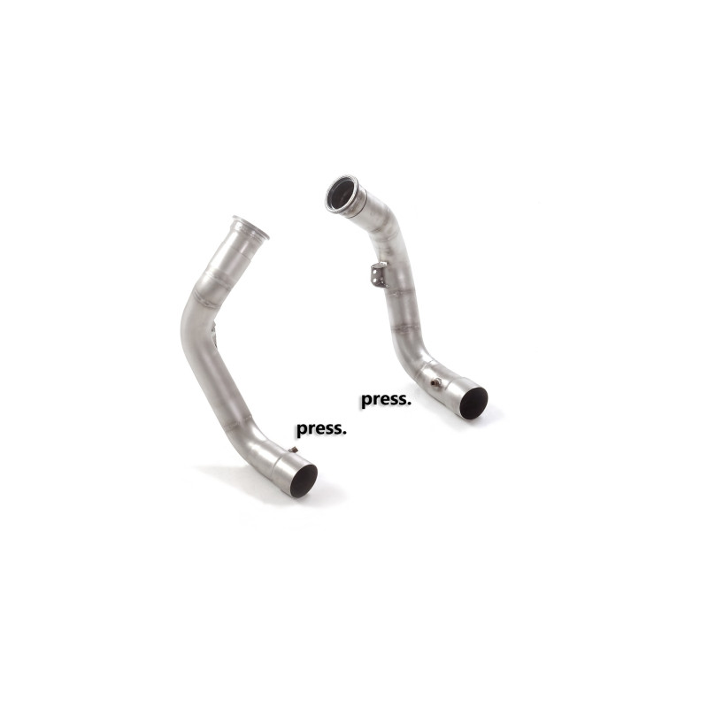 Tube remplacement 2ème cat groupe n en inox Gauche/Droite Reprogrammation des modules électroniques nécessaire Ragazzon BMW M8