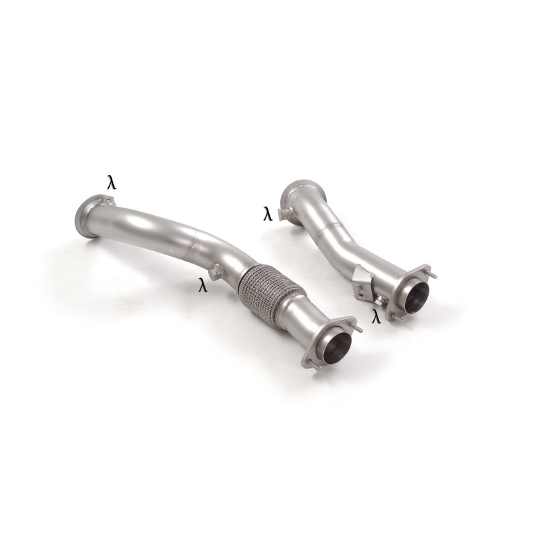 Tube remplacement cat groupe n en inox Gauche/Droite Reprogrammation des modules électroniques nécessaire Ragazzon BMW M2