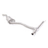Silencieux intermédiaire en inox + Tubes arrières duplex en inox g/d Ragazzon Porsche Cayenne Mk3 (typ 536