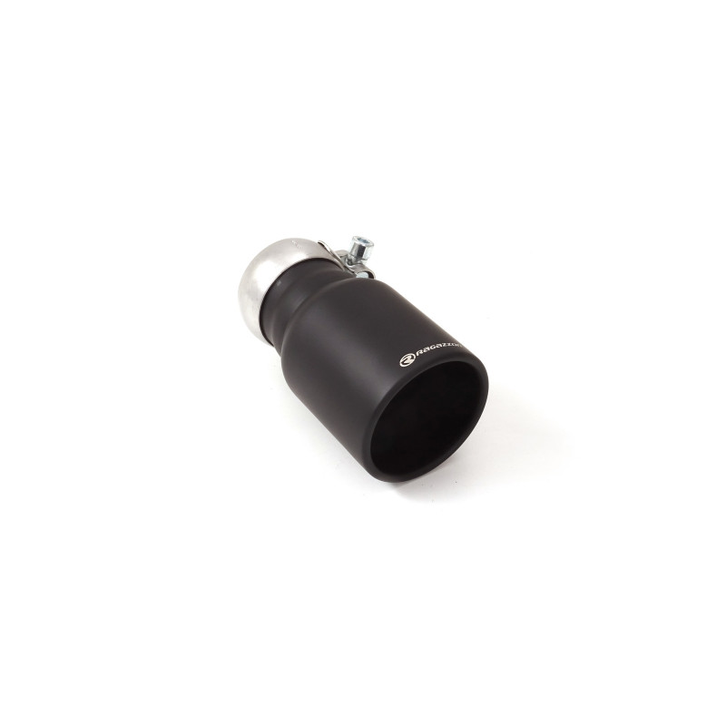 Sortie d'échappement ronde Black 90 mm diamètre intérieur du tube d'entrée 60,5 mm longueur 160 mm Ragazzon Toyota Embouts