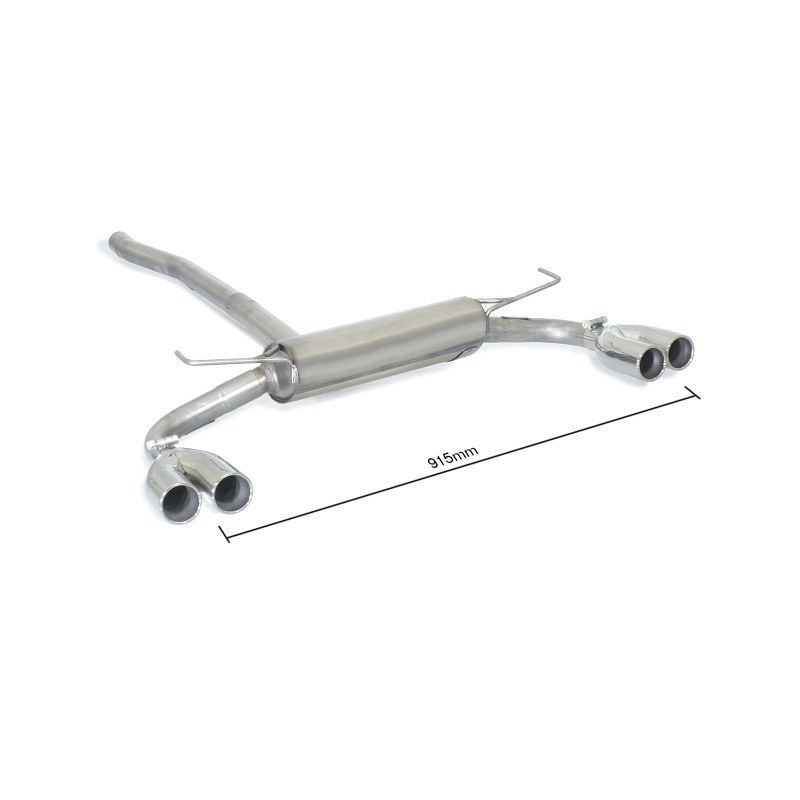 Ragazzon Rear Muffler for Jeep Renegade