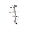 Fiat 500 (typ312) 2007- - Downpipe + Décatalyseur Ragazzon