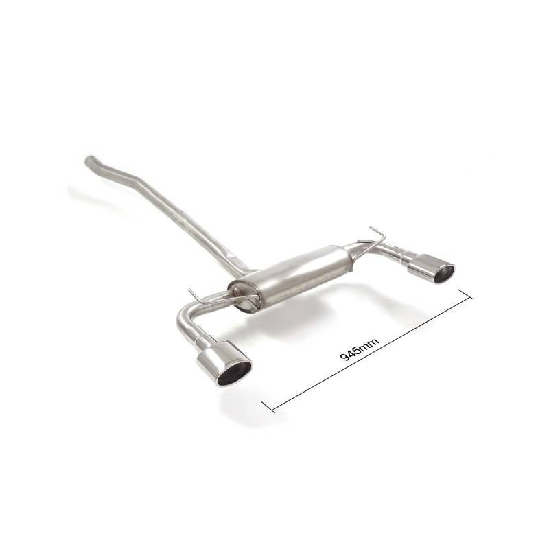 Silenciador trasero Ragazzon para FIAT 500X (11/2014 - Actualidad) 50.0822.10