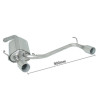 Silencieux arrière Ragazzon pour ALFA ROMEO GT (09/2003 - 06/2010) 50.0106.06
