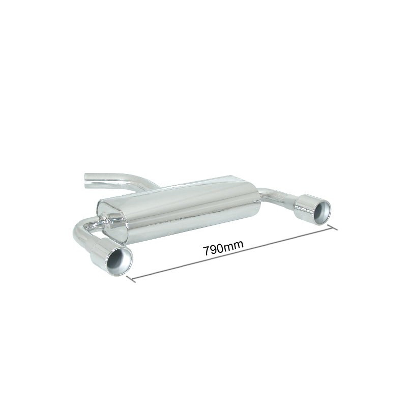 Silenziatore posteriore Ragazzon per VOLKSWAGEN Golf V (10/2003 - 11/2008) 50.0120.06