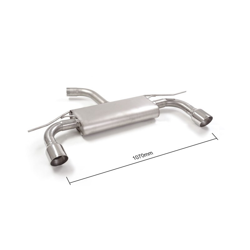 Silencieux arrière Ragazzon pour VOLKSWAGEN Golf VII Facelift (11/2016 - Aujourd'hui) 50.0830.61