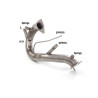 Audi Q5 (typ 8R) et Porsche Macan Mk1 (typ 95B) - Downpipe + Décatalyseur Ragazzon