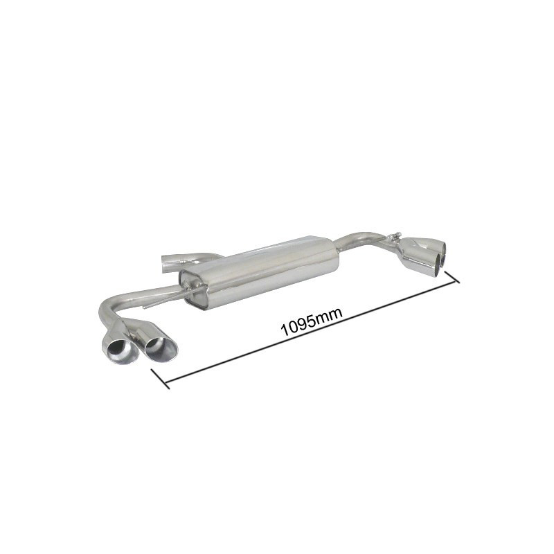 Silencieux arrière Ragazzon pour AUDI TT 8J Coupé / pour AUDI TT 8J Roadster