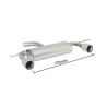 Silenciador trasero Ragazzon para VOLKSWAGEN Golf VI (10/2008 - 11/2012) 50.0252.06