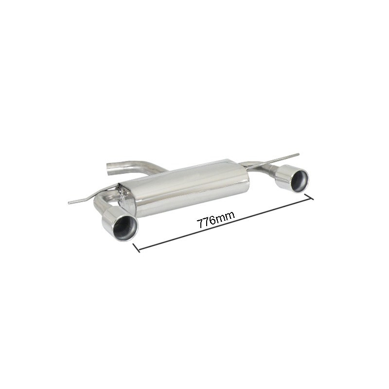 Silencieux arrière Ragazzon pour VOLKSWAGEN Golf VI (10/2008 - 11/2012) 50.0252.06