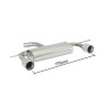 Endschalldämpfer Ragazzon für VOLKSWAGEN Golf VI (10/2008 - 11/2012) 50.0252.06
