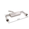 Ragazzon Rear Muffler for VOLKSWAGEN Golf VII Facelift (11/2016 - Present) 50.0872.61
