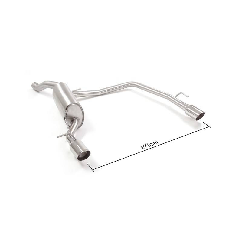 Ragazzon Rear Muffler for SEAT Ibiza VII (6F) (01/2017 to Present) 50.0880.60