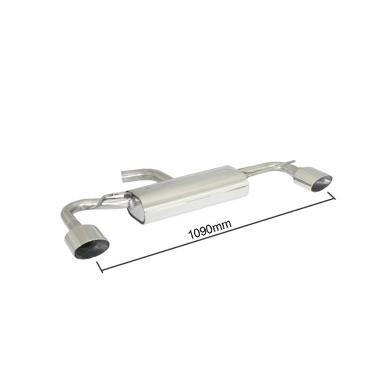 Silenziatore posteriore Ragazzon per VOLKSWAGEN Scirocco (13) (08/2008 - ad oggi) 50.0281.12