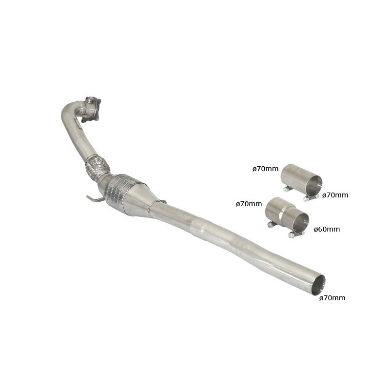 Audi S3 (typ 8P) et Volkswagen Golf Mk6 (typ 1K) - Catalyseur sport Ragazzon