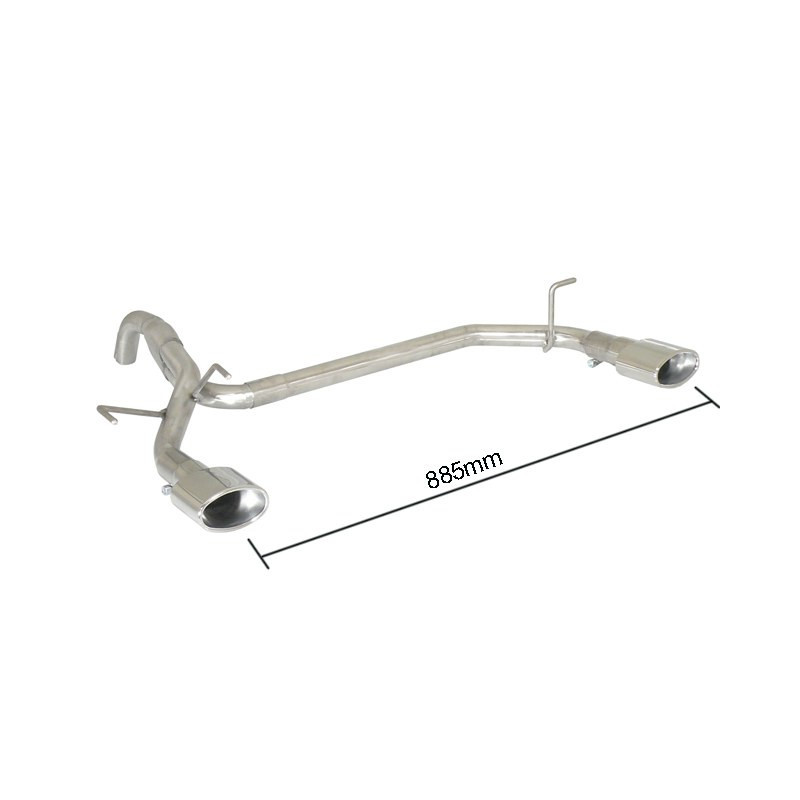 Ragazzon Rear Muffler for FIAT 500 (07/2012 - Present) 50.0344.10