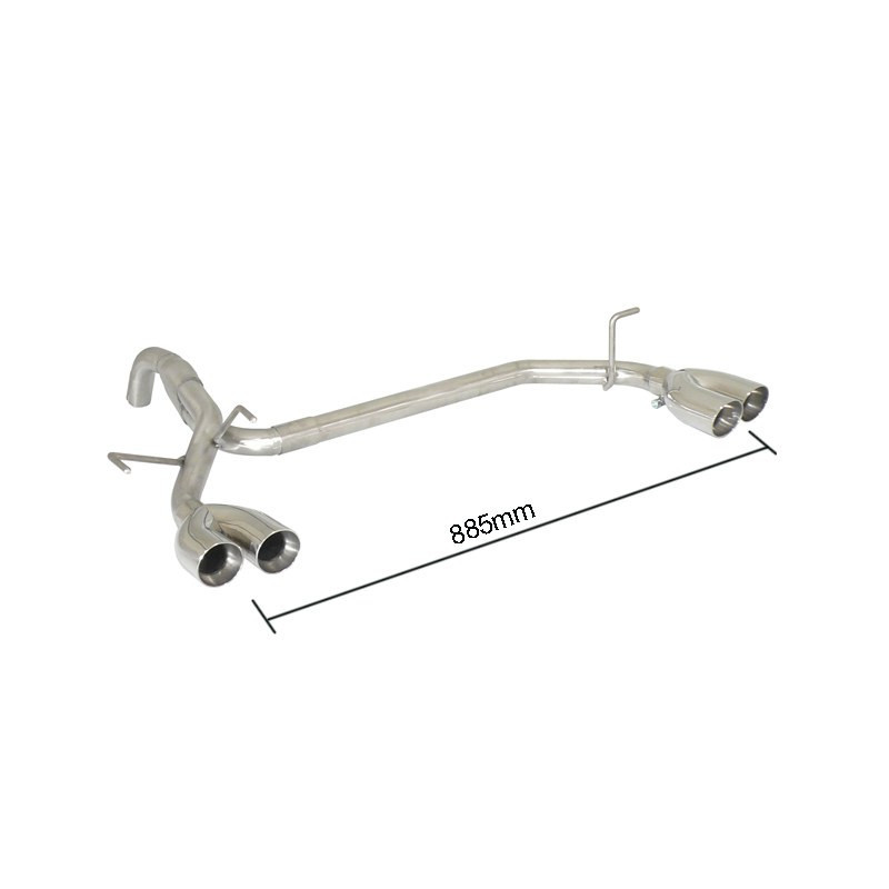 Ragazzon Rear Muffler for FIAT 500 (07/2012 to Present) 50.0344.56