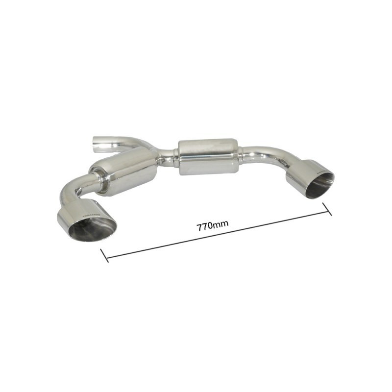 Silencieux arrière Ragazzon pour VOLKSWAGEN Golf VI (10/2008 - 11/2012) 50.0350.12