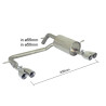 Ragazzon Rear Muffler for PEUGEOT 208 (03/2012 - Present) 50.0453.56