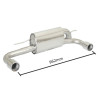 Silenziatore posteriore Ragazzon per BMW Serie 1 (F20/F21) (07/2011 - oggi) 50.0455.05
