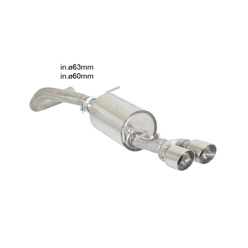 Silenciador trasero Ragazzon para VOLKSWAGEN Polo IX (6R) (09/2009 - Actualidad) 50.0459.58