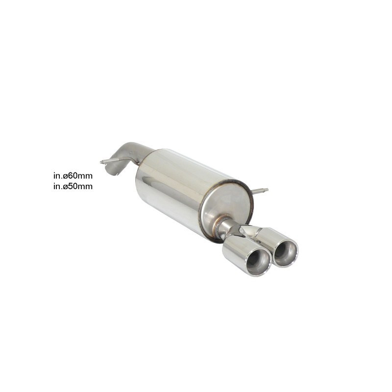 Silenziatore posteriore Ragazzon per PEUGEOT 208 (03/2012 - Oggi) 50.0471.26