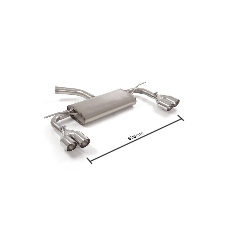 Silencieux arrière Ragazzon pour SEAT Leon III / pour VOLKSWAGEN Golf VII / pour VOLKSWAGEN Golf VII Facelift