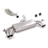Silencieux intermédiaire en inox + Silencieux arrière duplex en inox avec valves integrées.Les valves sont contrôlées par le...