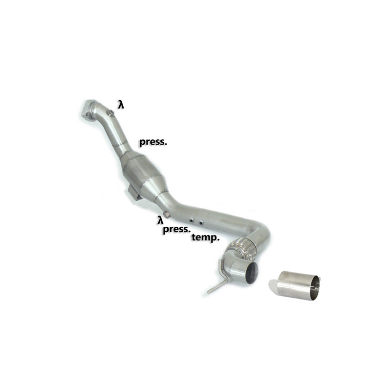 Ford Mustang Mk6 2015-2023 - Catalyseur métallique Ragazzon