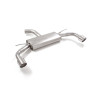 Silencieux arrière duplex en inox g/d avec 2 sortie ronde Sport Line 102 mm Ligne avec diamètre majoré 70 mm