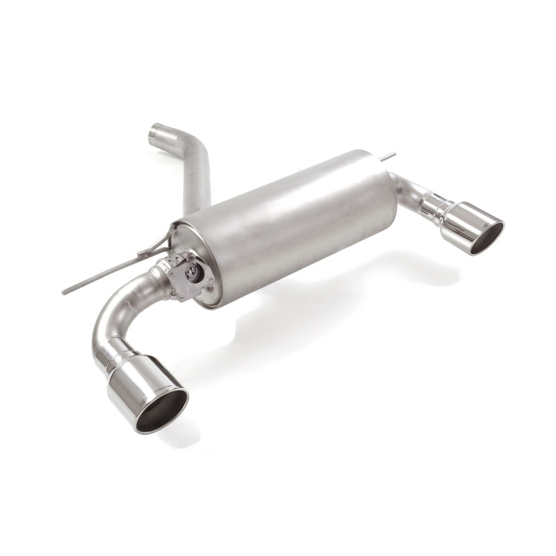 Silencieux arrière duplex en inox g/d avec sortie ronde Sport Line 102 mm avec valve integrées.La valve est contrôlée par le...