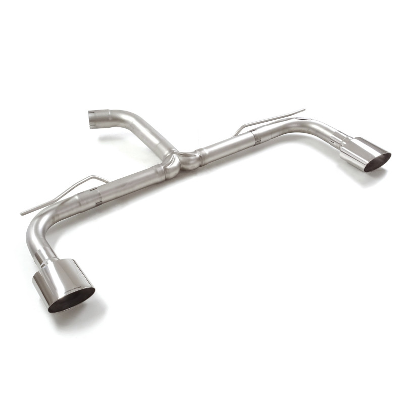 Tube arrière groupe n duplex en inox g/d avec 1 sortie ovale Sport Line 135x90 mm Ligne avec diamètre majoré 70 mm