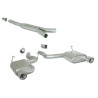 Tube intermédiaire groupe n sans silencieux en inox + Silencieux arrière duplex en inox g/d avec sortie ronde Sport Line 102...