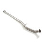 Silencieux intermédiaire en inox à installer avec Silencieux arrière d'origine Ligne avec diamètre majoré 63,5 mm