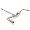 Silencieux arrière duplex en inox g/d avec sortie ronde Sport Line 90 mm Ligne avec diamètre majoré 60 mm