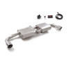Silencieux arrière duplex en inox g/d avec sortie ronde Sport Line 102 mm avec valve électrique intégrée. Contrôle de la valv...