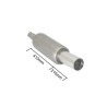Silencieux arrière universal en inox avec 1 sortie ronde Sport Line 90 mm - Ø int. 56/61 mm - à souder Hydroforming Technology