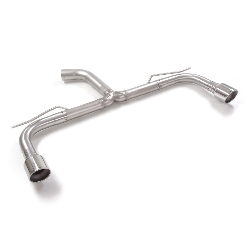 Tube arrière groupe n duplex en inox g/d avec 1 sortie ronde Sport Line 102 mm Ligne avec diamètre majoré 70 mm