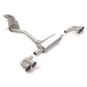 Tube intermédiaire groupe n sans silencieux en inox + Silencieux arrière duplex en inox g/d avec 2 sortie ronde Sport Line 10...