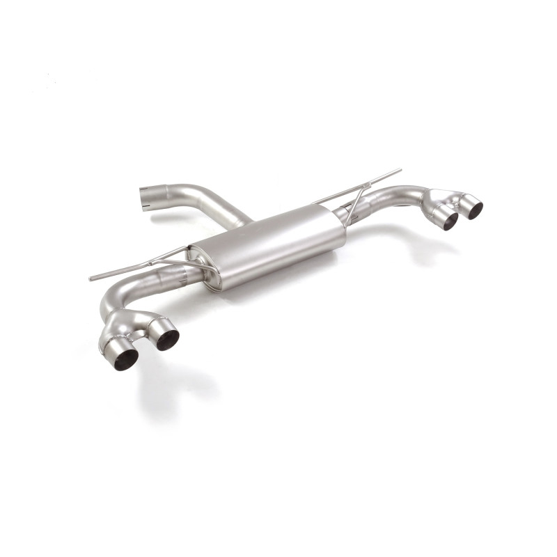 Silencieux arrière duplex en inox pour sortie esthétiques originaux Ligne avec diamètre majoré 70 mm
