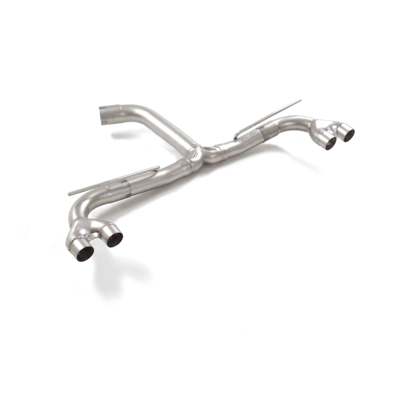 Silencieux arrière duplex en inox g/d group n pour sortie esthétiques originaux Ligne avec diamètre majoré 70 mm